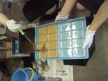 廃油石鹸の製作、配付