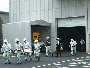 石岡事業所 防災訓練