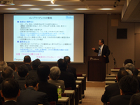 コンプライアンスについて語る社長